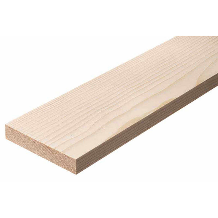 Доска сухая строганная 35х95х6000 сорт АВ